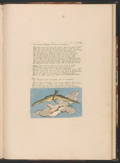 Visiones de las Hijas de Albión, Lámina 6, Y nadie más que Bromian . . . .  de William Blake