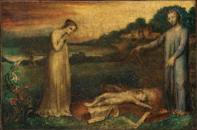  objeto 14 (Butlin 410)-- El Niño Jesús dormido en una cruz
entre 1799 y 1800 aproximadamente de William Blake