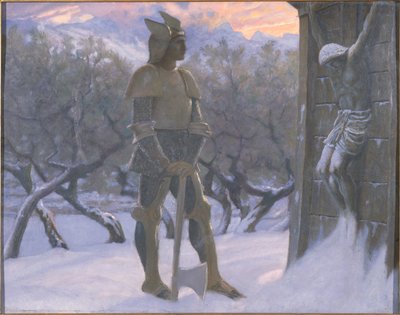 El huno y el crucifijo de William Blake Richardson