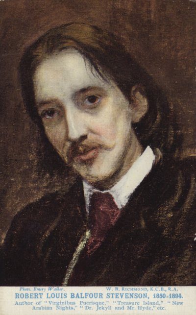 Robert Louis Stevenson (1850-1894), novelista, poeta y escritor de viajes escocés de William Blake Richmond