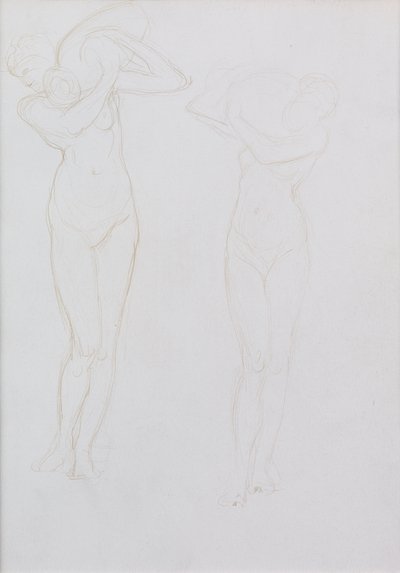 Estudio (punta de metal) de William Blake Richmond