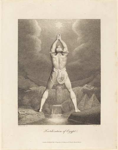 Fertilización de Egipto de William Blake after Henry Fuseli