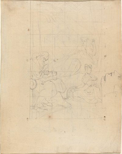 Sueño de la Reina Catalina [recto] de William Blake after Henry Fuseli