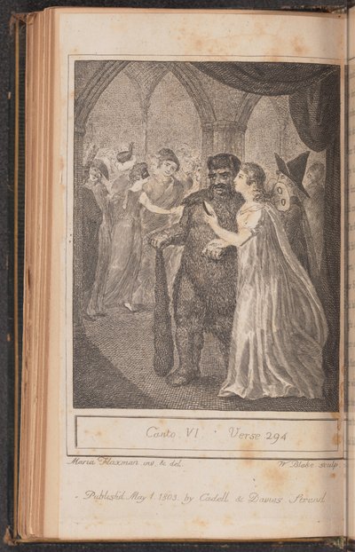 Canto IV, Verso 294 de William Blake after Mary Ann Flaxman