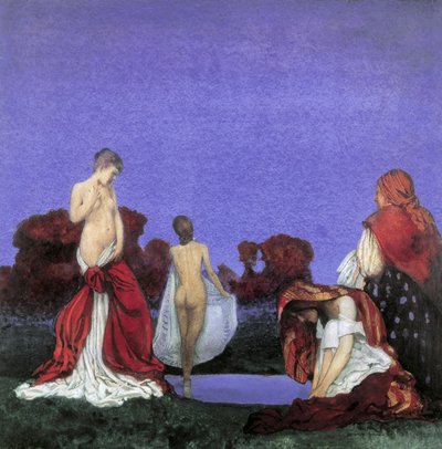 Gitanos bañándose de William Blamire Young