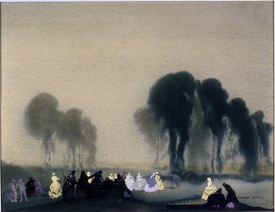 Revelaciones a la Luz de la Luna, c.1924 de William Blamire Young