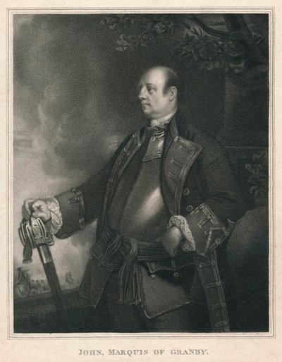 John, Marqués de Granby, c. 1758-1760, 1810 de William Bond