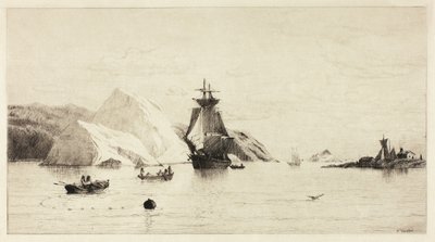 Paisaje marino ártico de William Bradford
