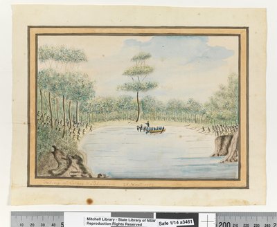 Frente a p. 182. `Captura de Colbee y Benalon. 25 de noviembre de 1789