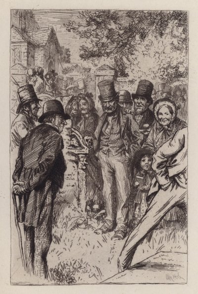 Un desdichado, sin fuerza (grabado) de William Brassey (after) Hole