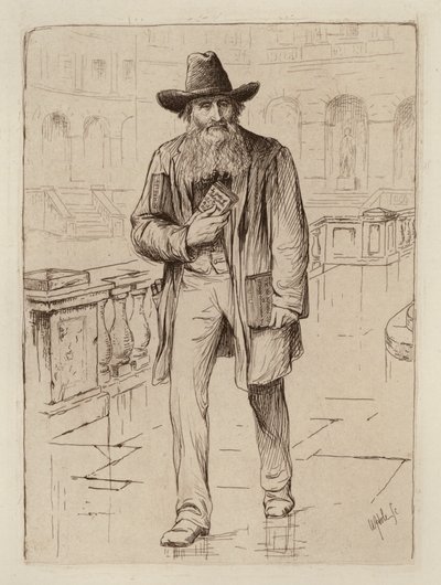 Alexander Campbell Fraser, Profesor de Lógica y Metafísica (grabado) de William Brassey (after) Hole
