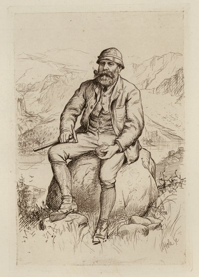James Geikie, Profesor de Geología (grabado) de William Brassey (after) Hole