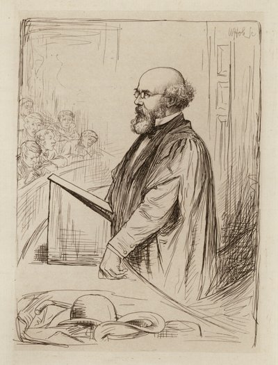 Norman Macpherson, Profesor de Derecho Escocés (grabado) de William Brassey (after) Hole