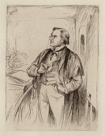 Simon Somerville Laurie, Profesor de Teoría, Historia y Práctica de la Educación (grabado) de William Brassey (after) Hole