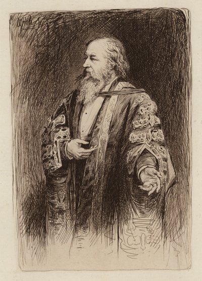 Sir Alexander Grant, Vicerrector y Director (grabado) de William Brassey (after) Hole