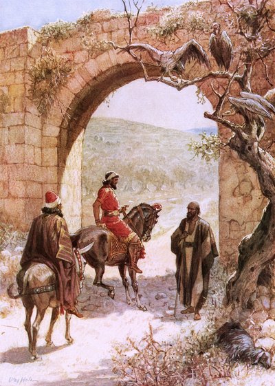 Acab y Elías de William Brassey Hole