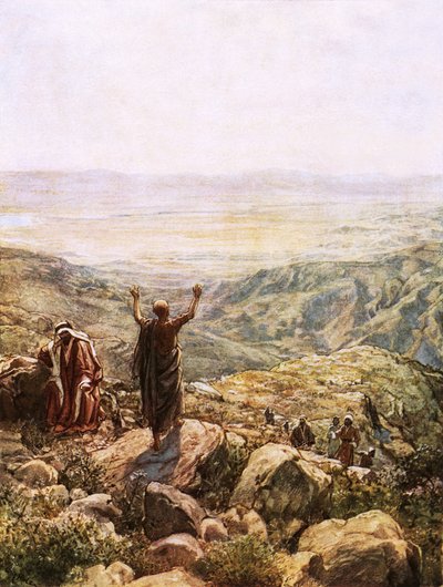 Balaam bendiciendo a Israel de William Brassey Hole