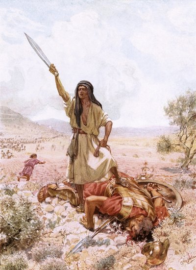 David y Goliat de William Brassey Hole
