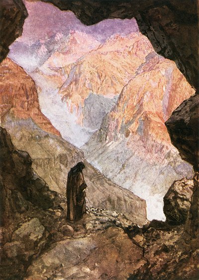 Elías en el desierto de Horeb de William Brassey Hole