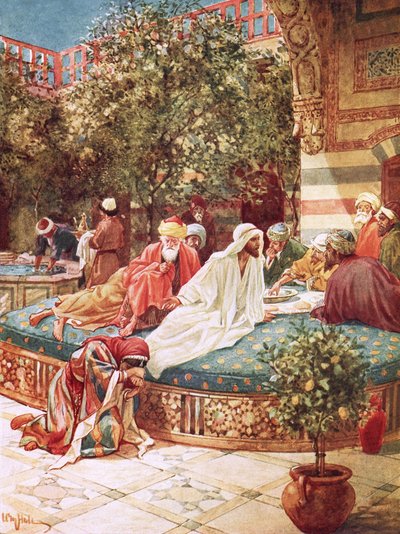 Jesús en la casa de Simón el Fariseo de William Brassey Hole