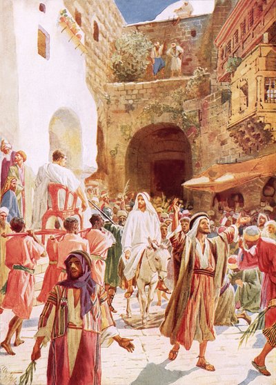 Jesús entrando en Jerusalén de William Brassey Hole
