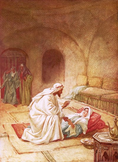 Jesús reviviendo a la hija de Jairo de William Brassey Hole