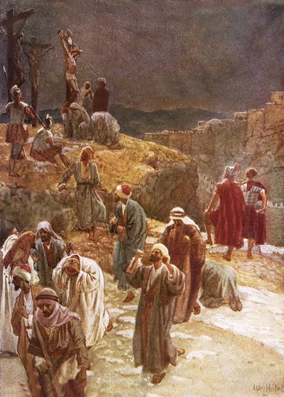 Jesús entregando el espíritu de William Brassey Hole