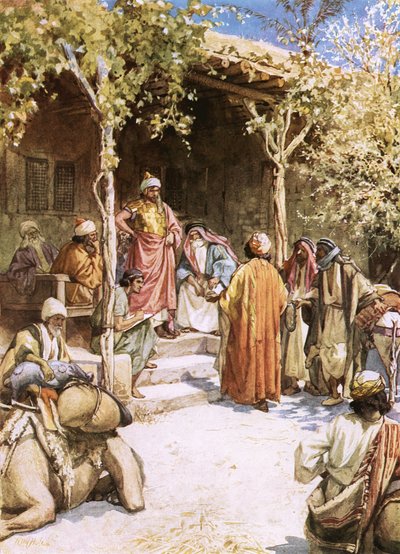 El tratado de Josué con los hombres de Gabaón de William Brassey Hole