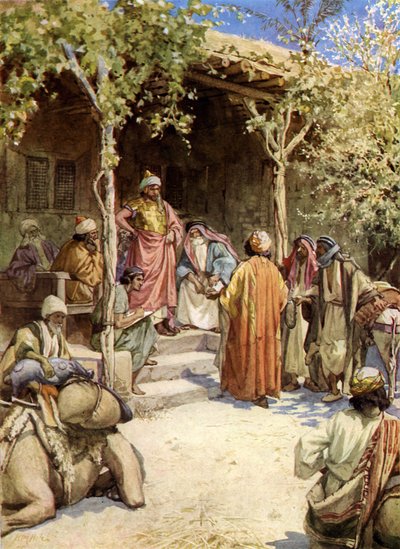 El tratado de Josué con los hombres de Gabaón de William Brassey Hole