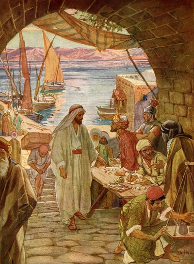 Mateo (Leví) es llamado a ser discípulo - Biblia de William Brassey Hole