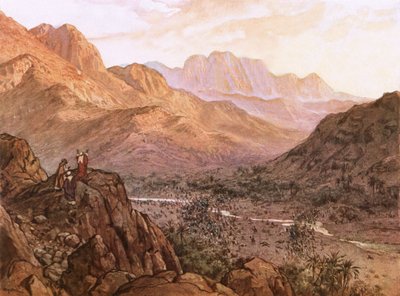La batalla de Refidim de William Brassey Hole