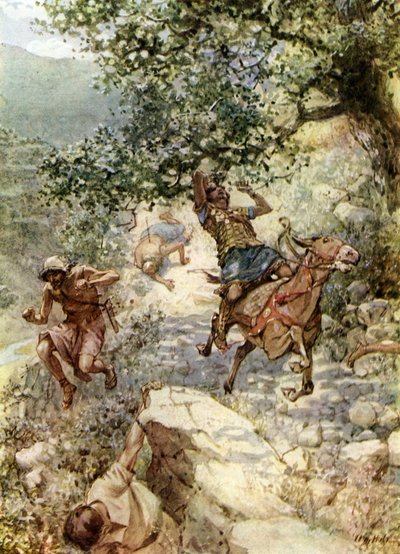 La muerte de Absalón de William Brassey Hole