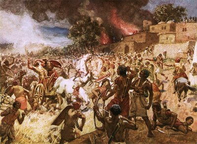 La muerte del rey Josías en Megido de William Brassey Hole