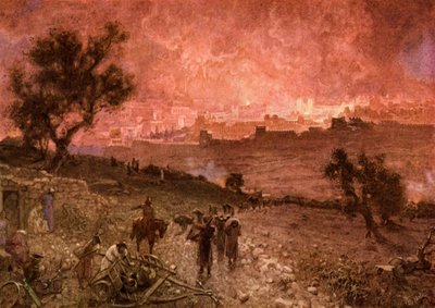 La destrucción de Jerusalén por Nebuzaradán de William Brassey Hole