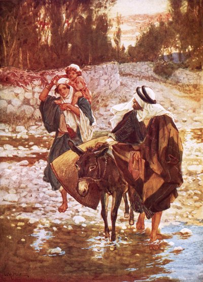 La huida a Egipto de William Brassey Hole