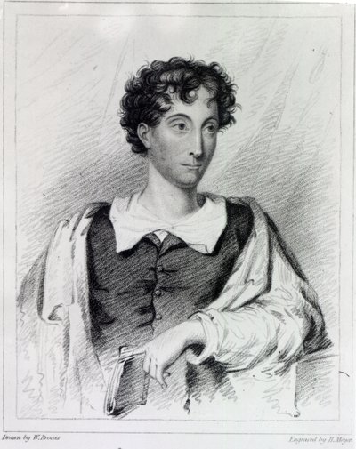 Reverendo Charles Robert Maturin, grabado por Henry Meyer, 1819 de William Brocas
