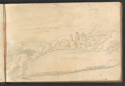 Castillo de Berry Pomeroy de William Brockedon