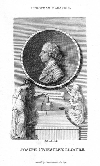 Joseph Priestley, químico inglés y ministro presbiteriano, 1791 de William Bromley