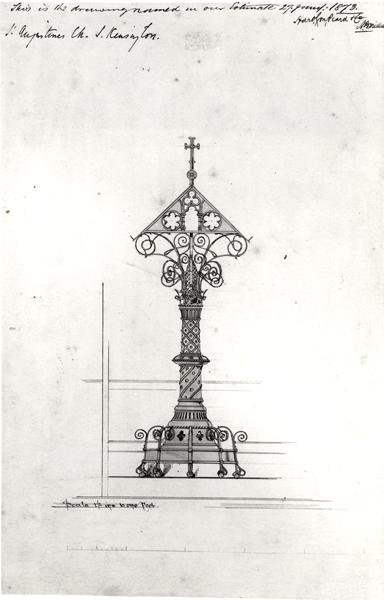 Diseño para un atril, St Augustine