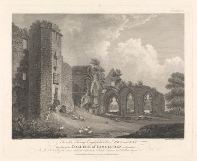 Las ruinas del Colegio de Lincluden de William Byrne