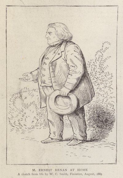 Ernest Renan, filósofo e historiador religioso francés, en casa de William C. Smith