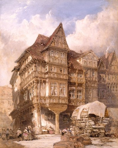 Casa de Alberto Durero en Núremberg de William Callow