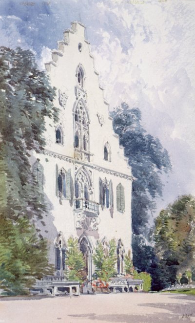 Recuerdos de Rosenau, el lugar de nacimiento de SAR El Príncipe Consorte, esposo de la Reina Victoria de William Callow