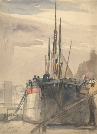 El Luxor, París, diciembre de 1833 de William Callow