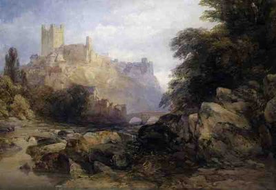 La Ciudad y el Castillo desde el Río, c.1860 de William Callow