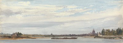 Vista de París desde Charenton de William Callow