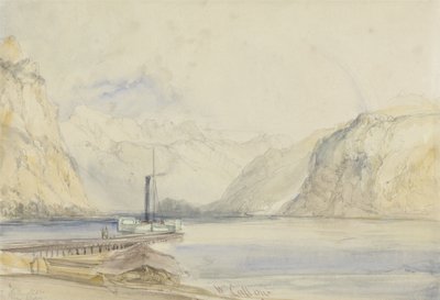 Wallenstadt, desde Wesen, Suiza de William Callow