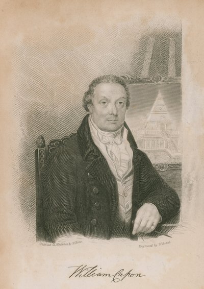 William Capon, dibujante y pintor de arquitectura y paisajes del difunto alteza real el Duque de York de William Capon