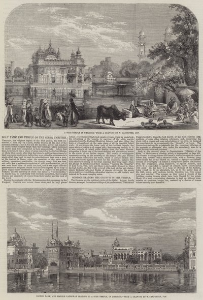 Tanque sagrado y templo de los sijs de William Carpenter