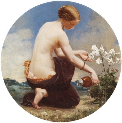 Esperanza cuidando al decaído de William Cave Thomas